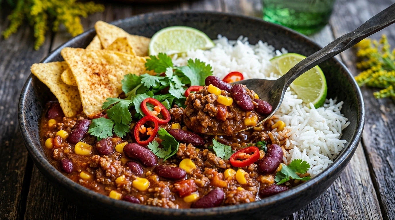 Vegetarisk Chili Sin Carne